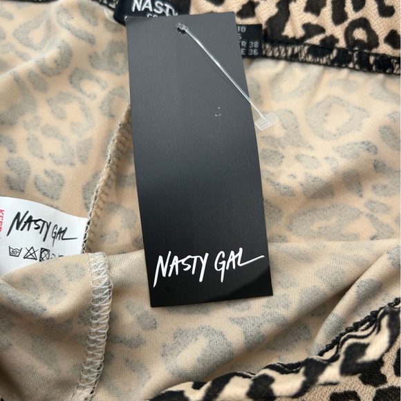 NWT Nasty Gal Leopard Print Flares - Picture 12 of 14